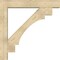 Ekena Millwork Merced Block Rough Sawn Bracket w/ Offset Brace, Douglas Fir, 8"W x 48"D x 48"H BKT0806X48X48MRC05RDF - alternate 2